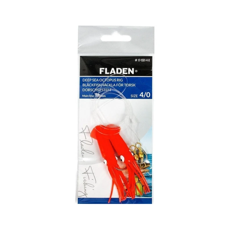 Fladen Octopus Solid Red 3 Fladen Octopus Solid Red